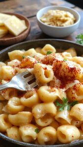 homemade creamy cheese pasta