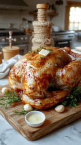 juicy thanksgiving feast preparation