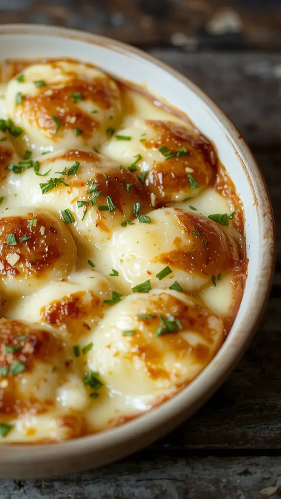 layer bake rest garnish