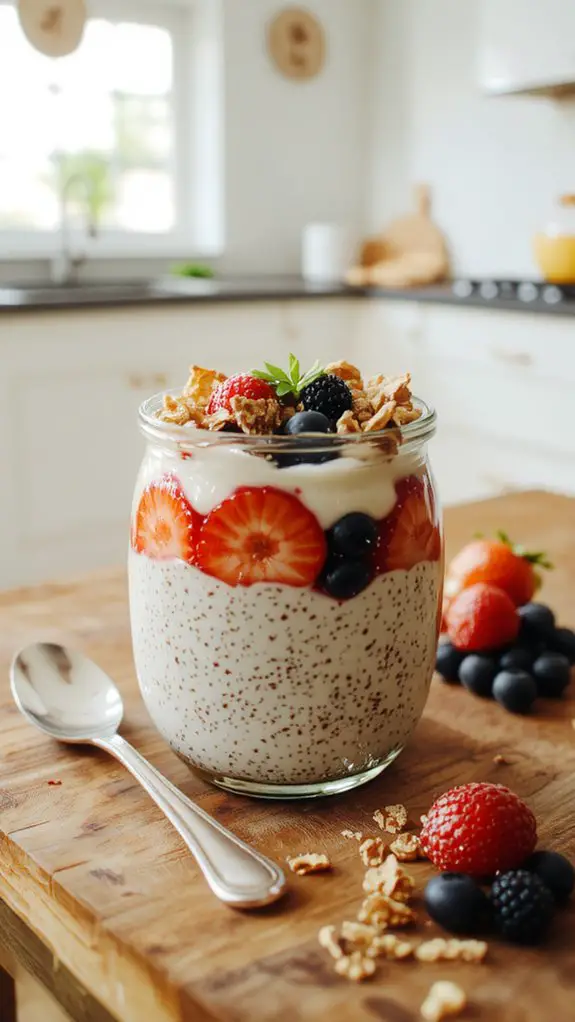 layer fresh nutritious toppings