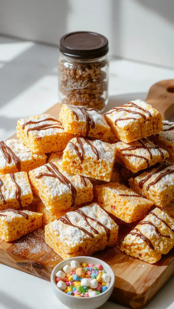 melt marshmallows gently combine