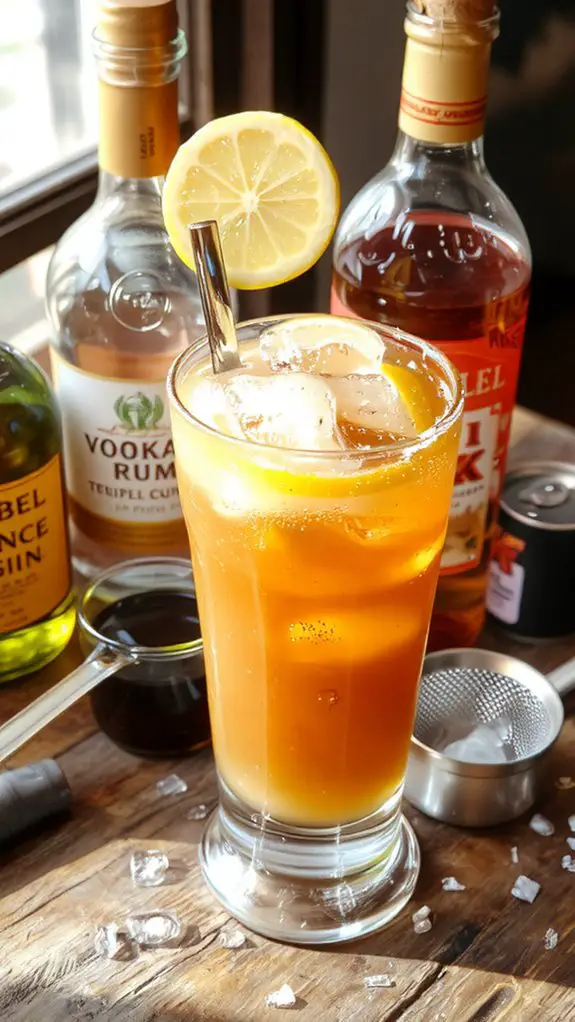 mix shake strain garnish