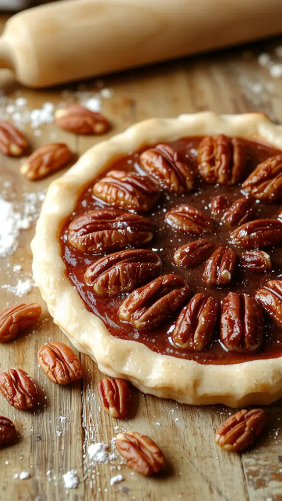 perfectly baked pecan pie