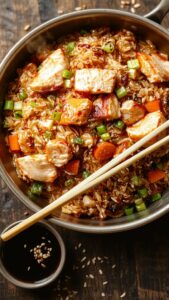 quick chicken fried rice