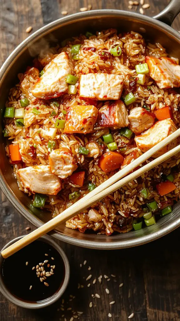 quick chicken fried rice