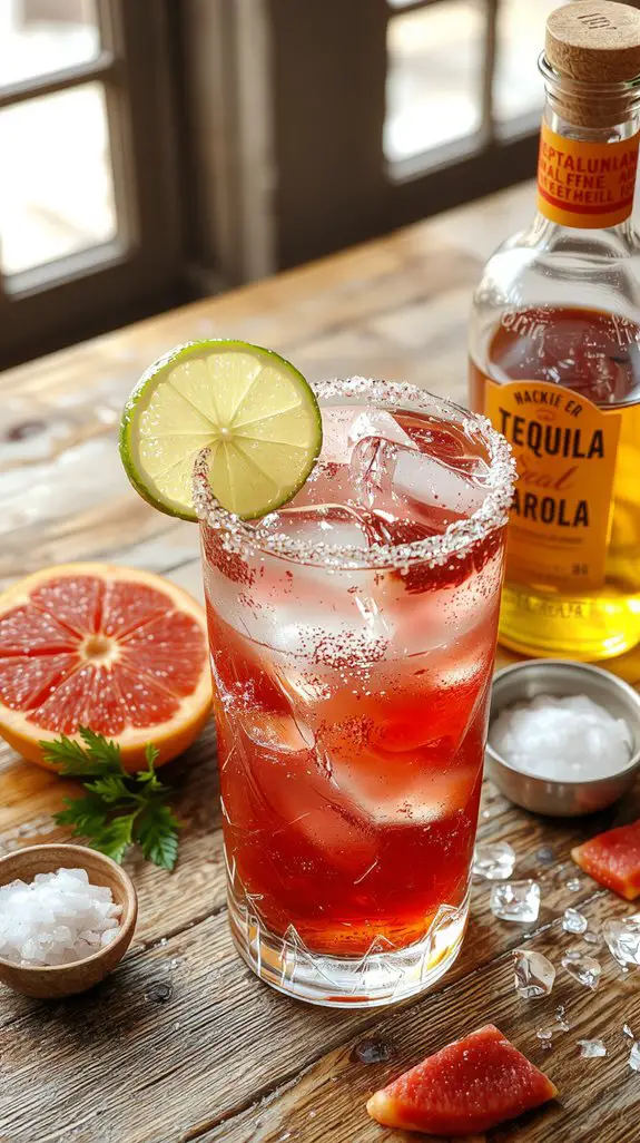 refreshing citrus cocktail creation