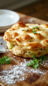 savory chicken pie preparation