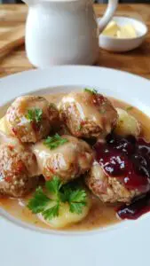 savory swedish meatball recipe