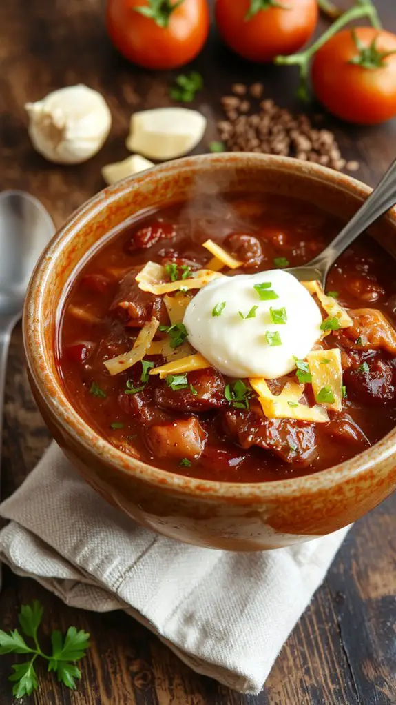 simmer taste serve enjoy