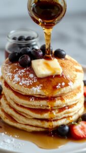 simple delicious breakfast pancakes