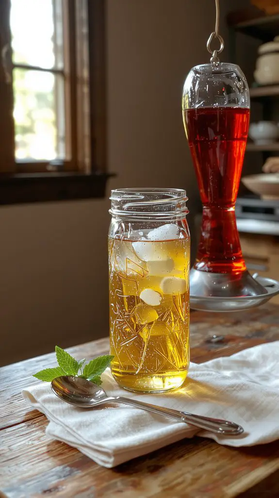 simple sugar water mixture