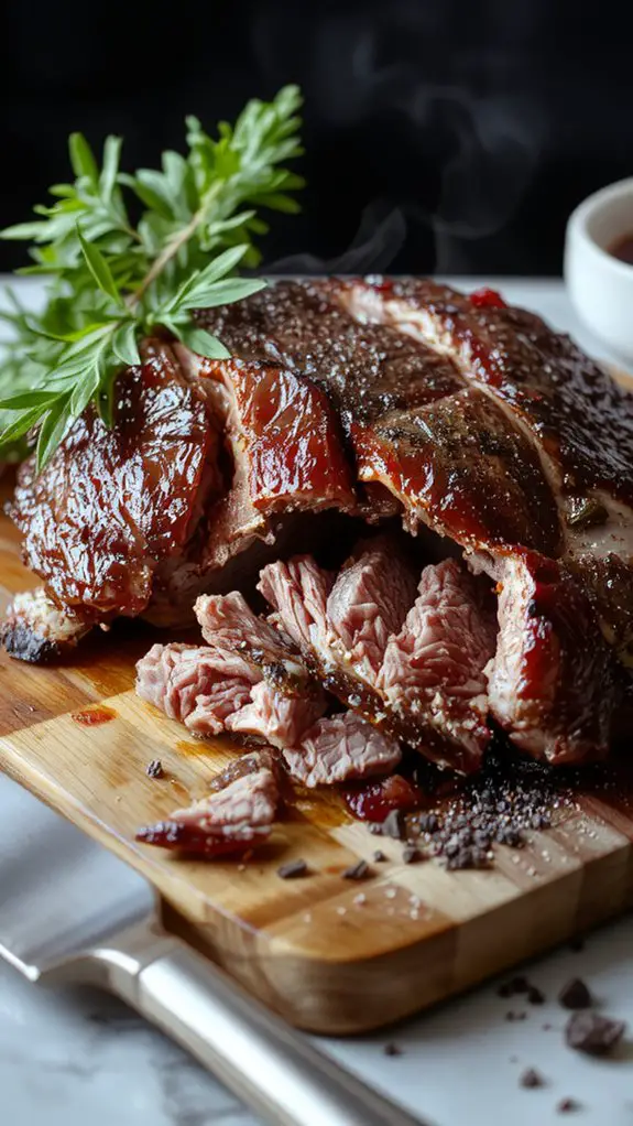 slow cooked tender beef