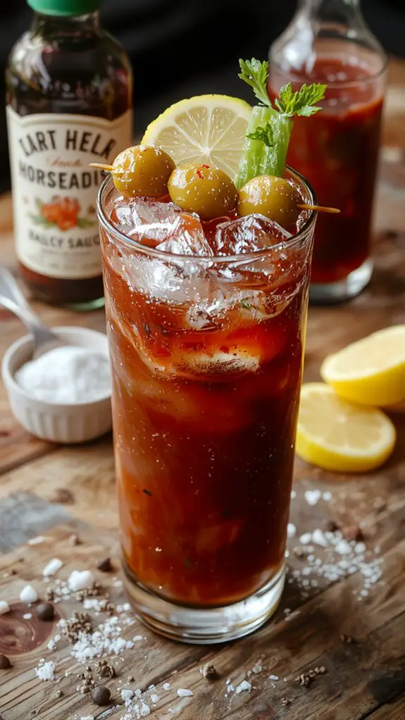 spicy tangy tomato cocktail