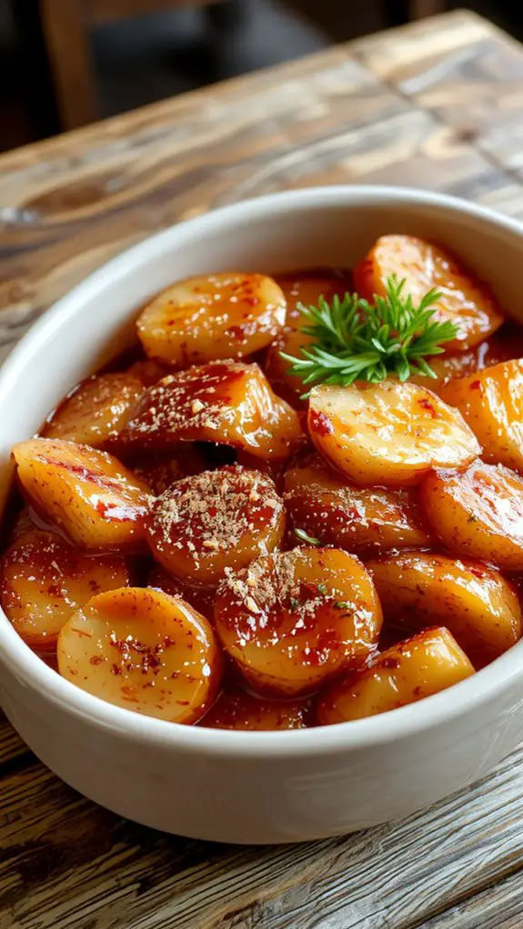 sweet caramelized tender yams