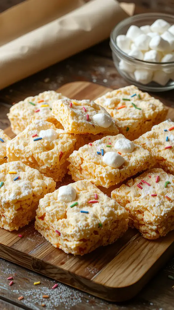 sweet marshmallow cereal bars