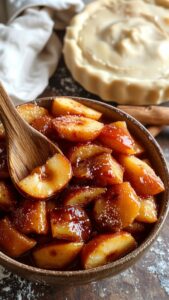 sweet spiced apple filling