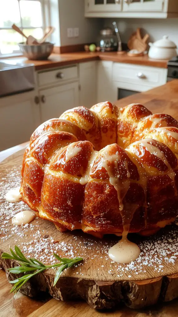 sweet sticky pull apart bread