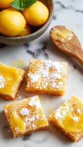 tangy sweet citrus squares