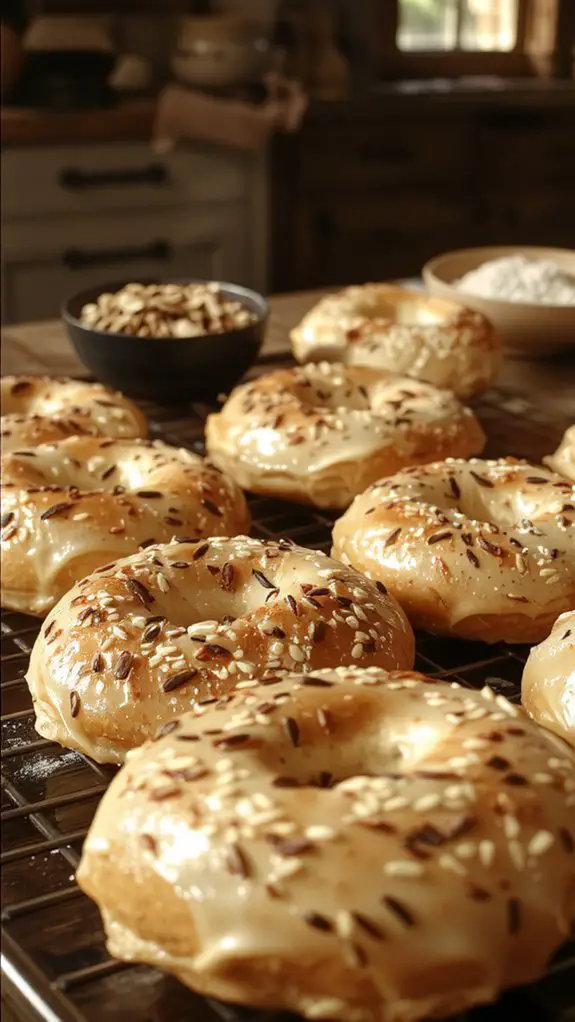 yeast risen boiled bagels
