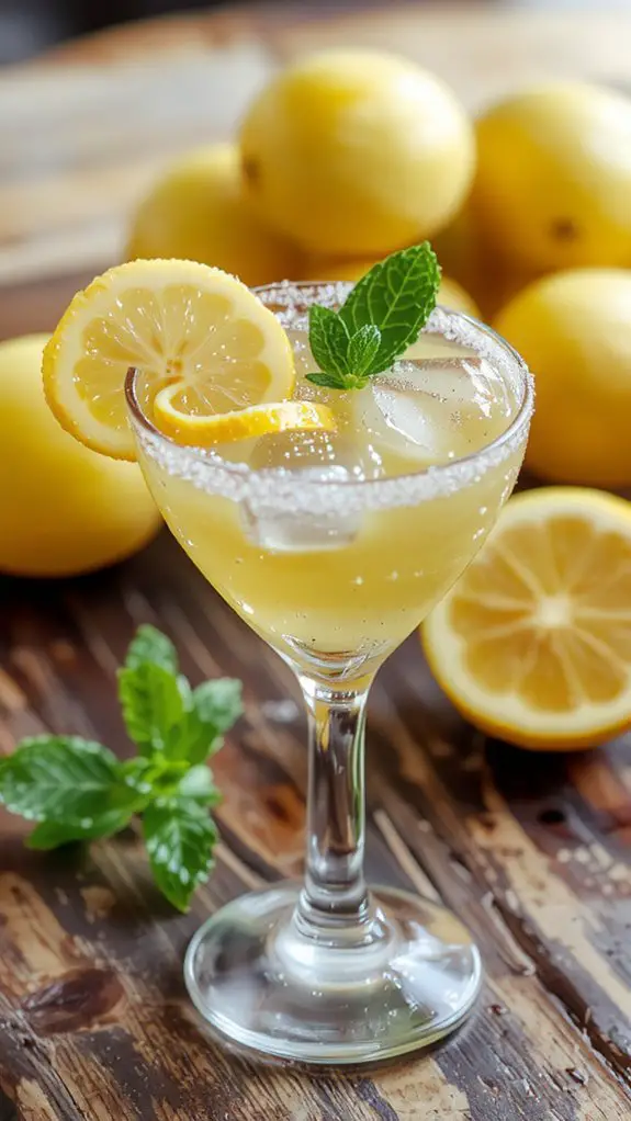 zesty sweet cocktail creation