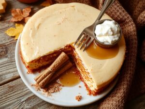 creamy spiced pumpkin dessert