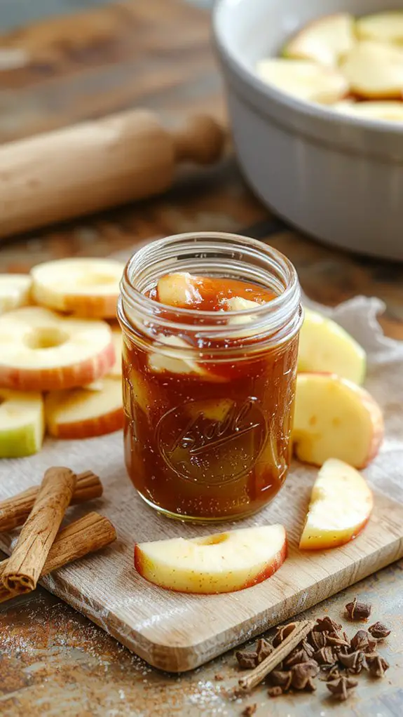 sweet spiced fresh apples