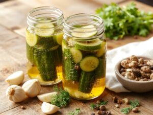 tangy homemade dill pickles