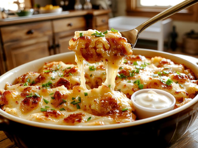 cheesy hashbrown casserole comfort