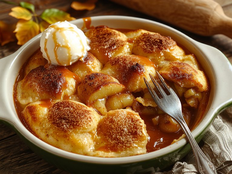 classic comforting apple cobbler