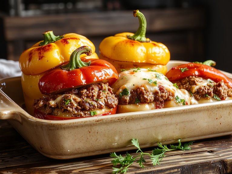 classic savory stuffed peppers
