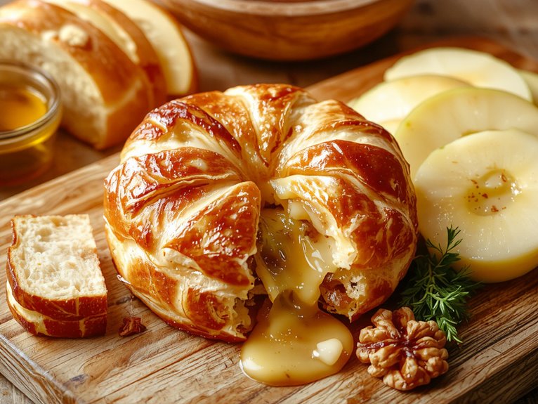 creamy baked cheese appetizer