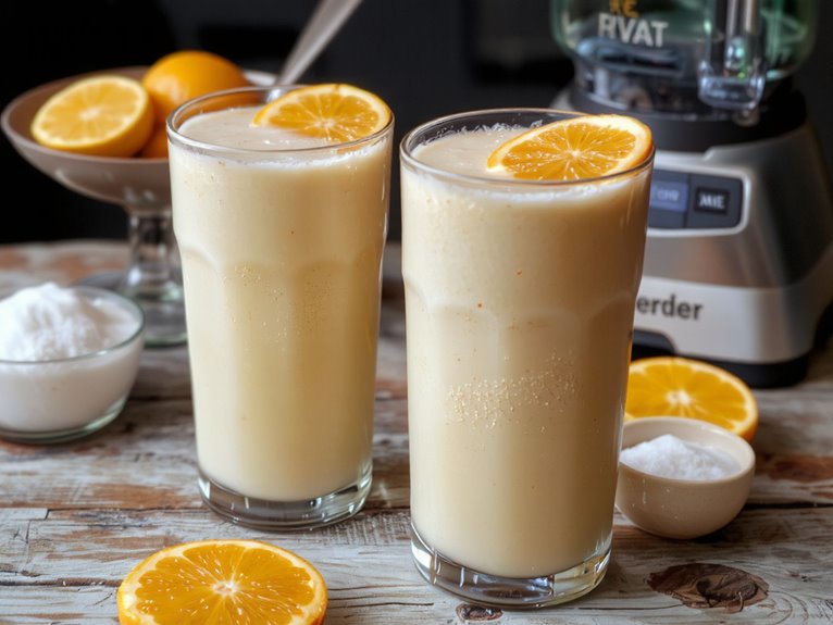 creamy citrus refreshment