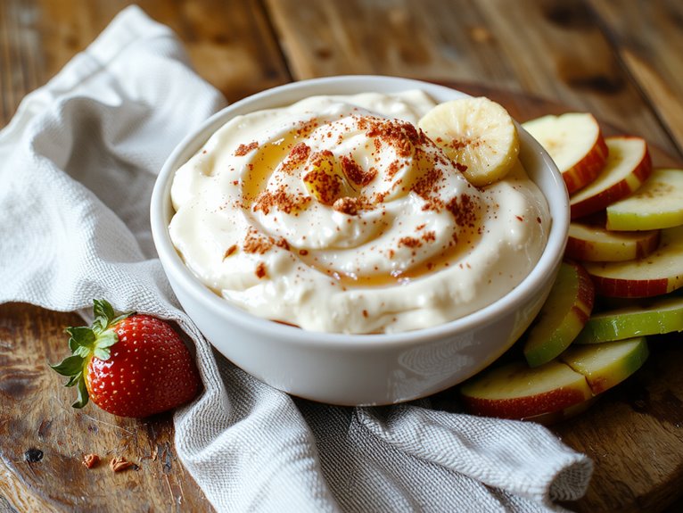 creamy fruit dip recipe