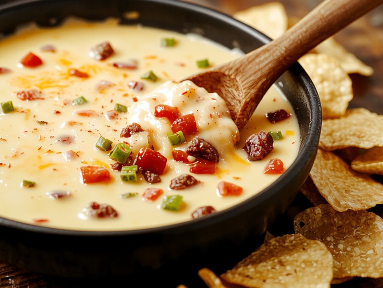 creamy spicy cheese dip