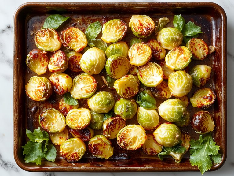 crispy roasted brussels sprouts