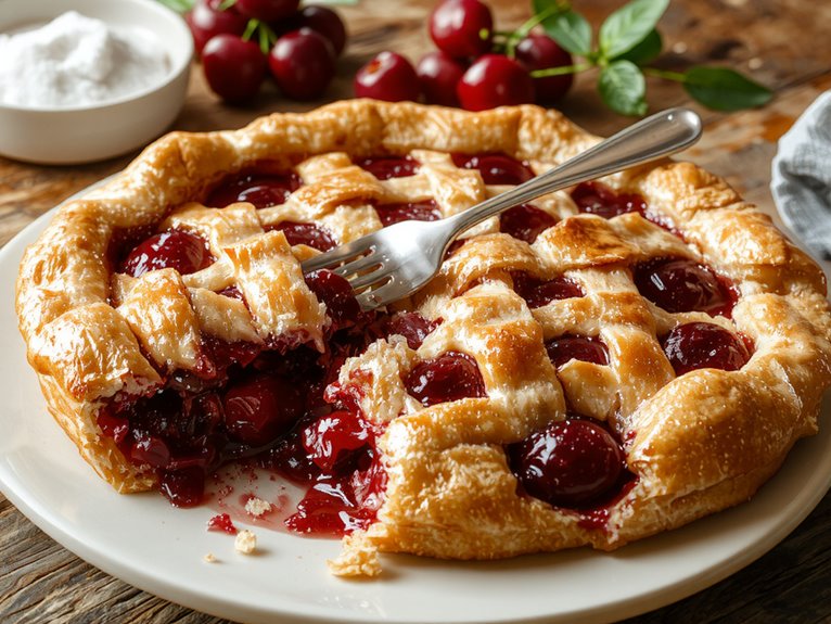 delicious fresh cherry dessert