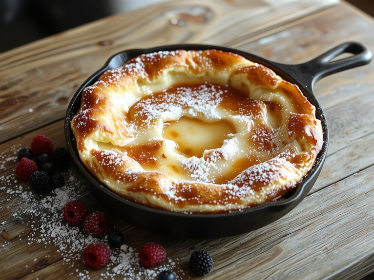 fluffy baked breakfast pancake