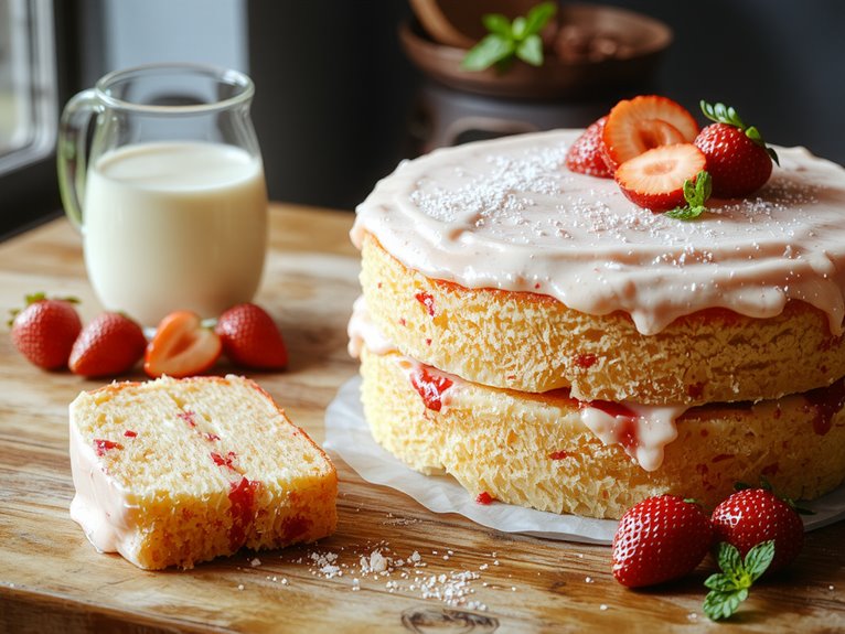 fresh strawberry cake recipe