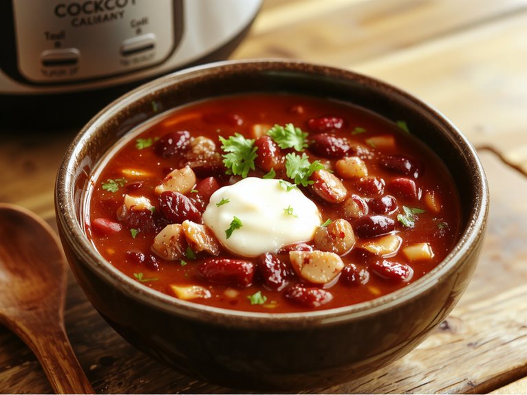 hearty crockpot chili recipe