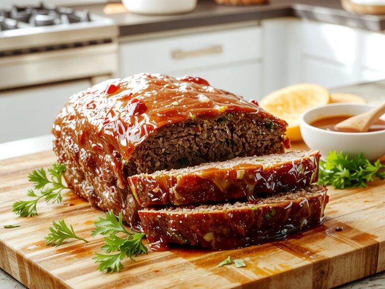 juicy homemade comfort meatloaf