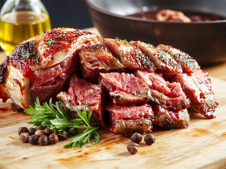 marinated grilled beef steak