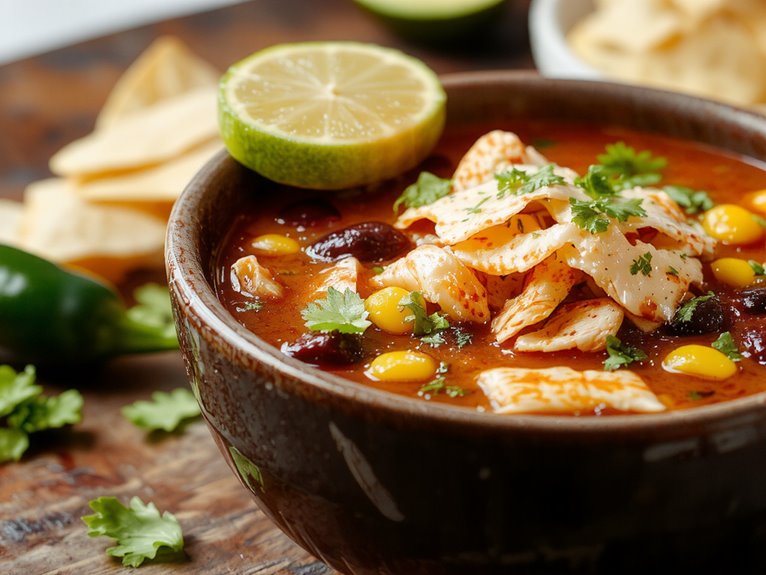 mexican chicken tortilla soup