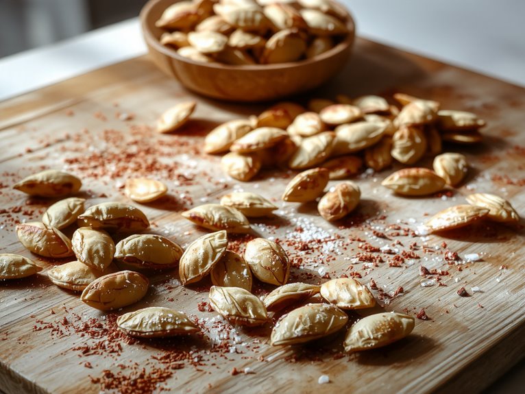roasted pumpkin seed snack