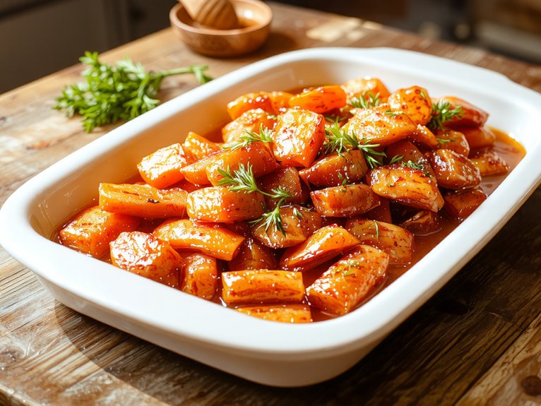 savory baked orange vegetables