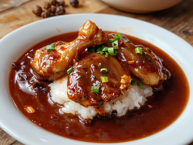 savory tangy filipino chicken