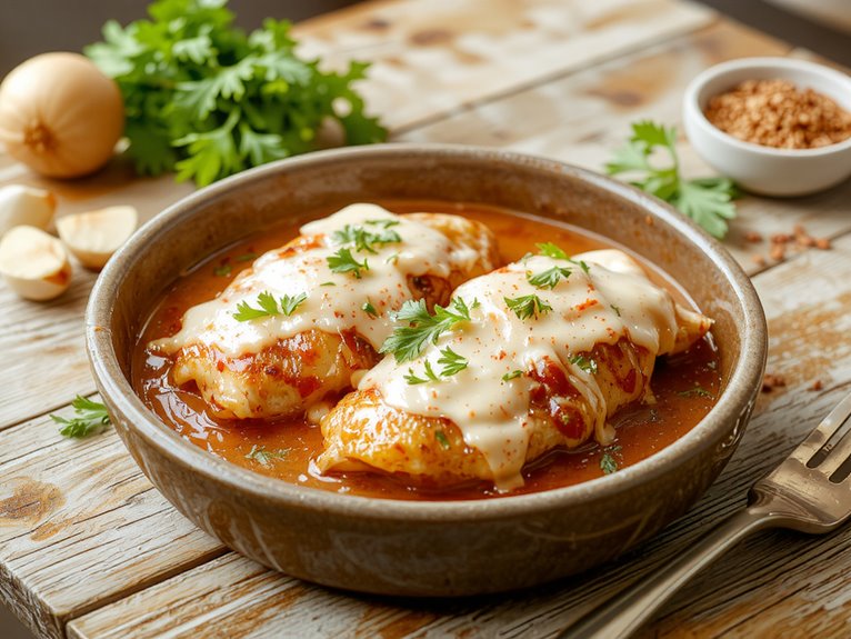 tender chicken creamy cheese